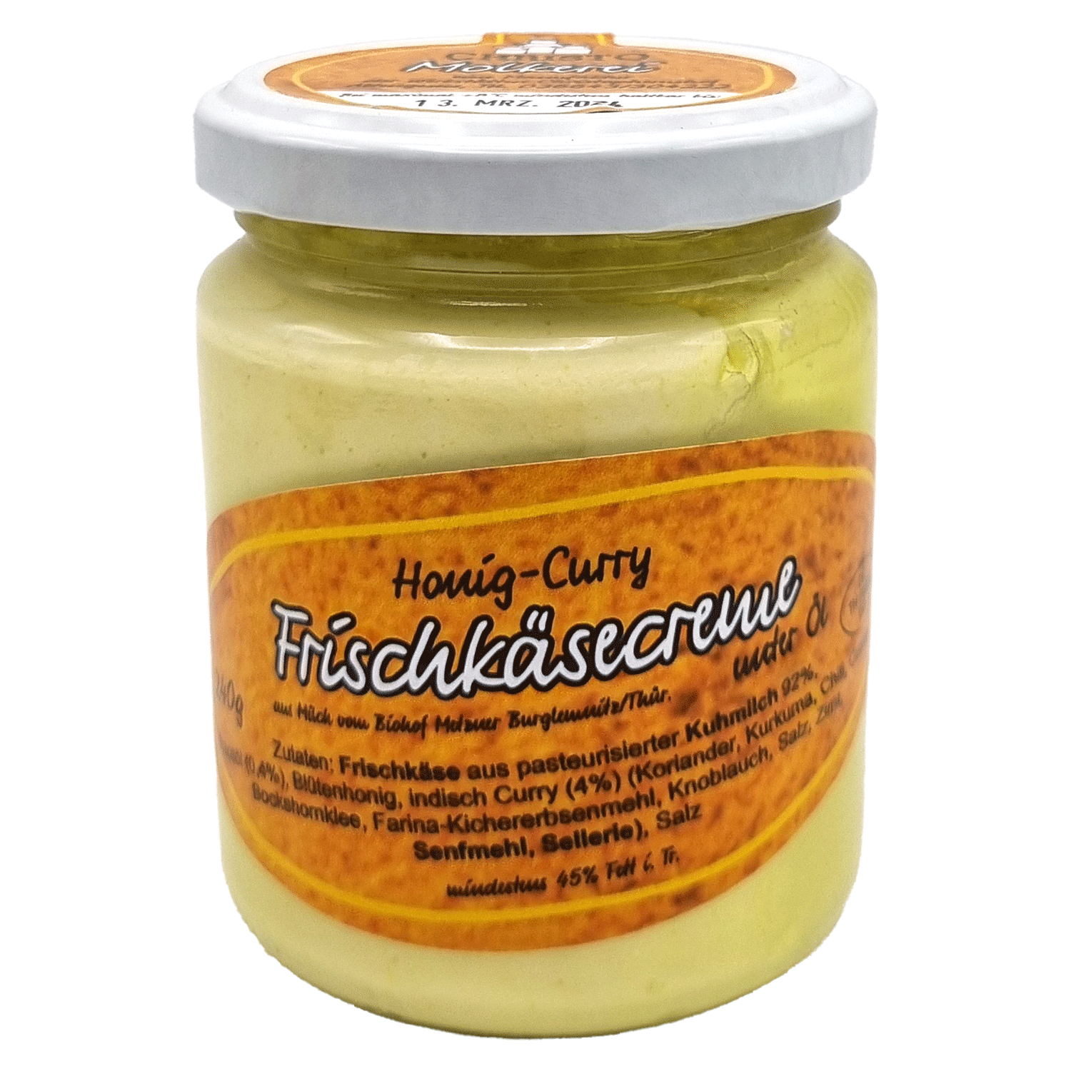 Frischkäsecreme - Honig-Curry