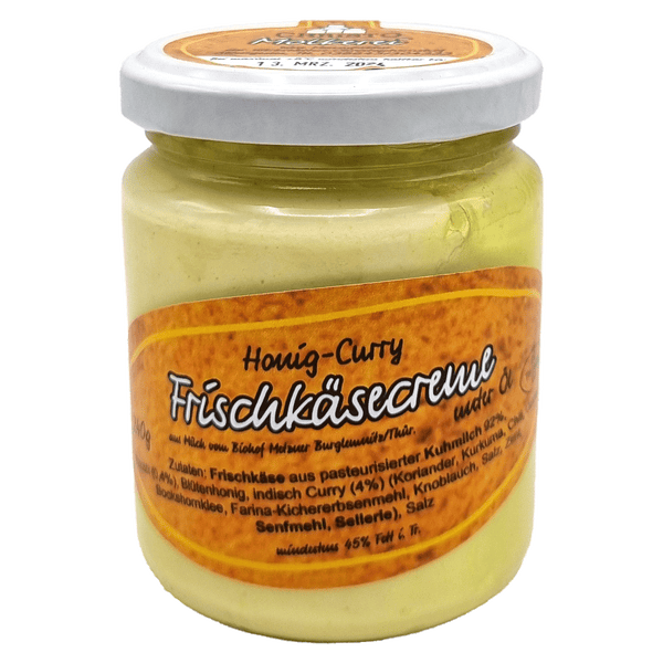 Frischkäsecreme - Honig-Curry