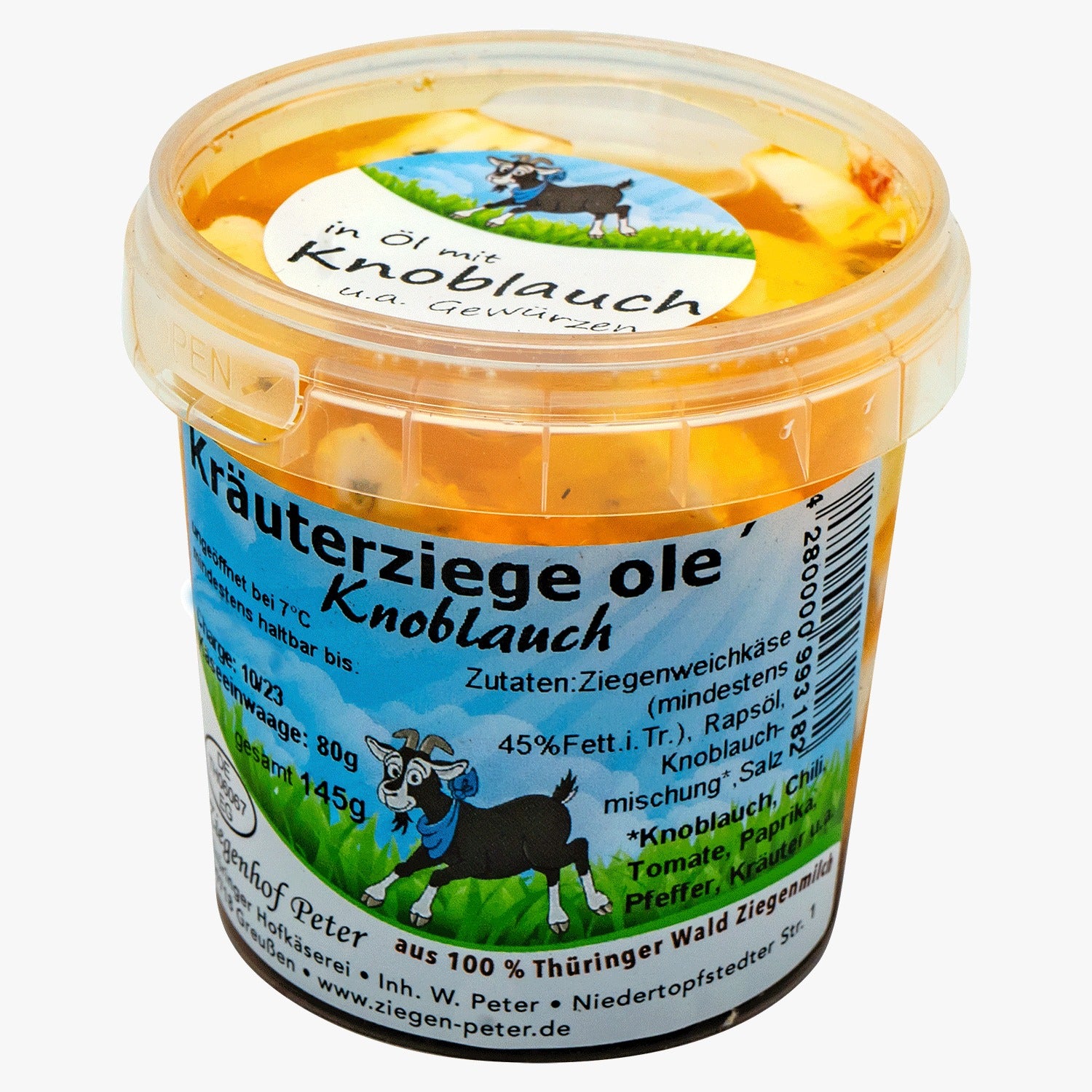 Kräuterziege olé Knoblauch