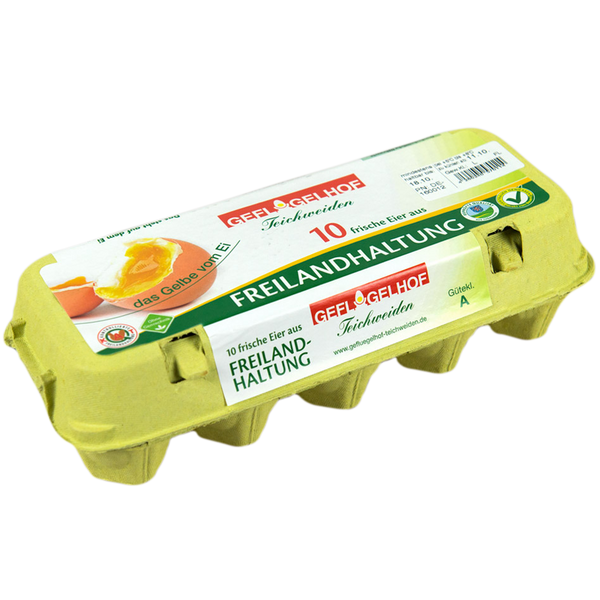 Frische Eier Freilandhaltung