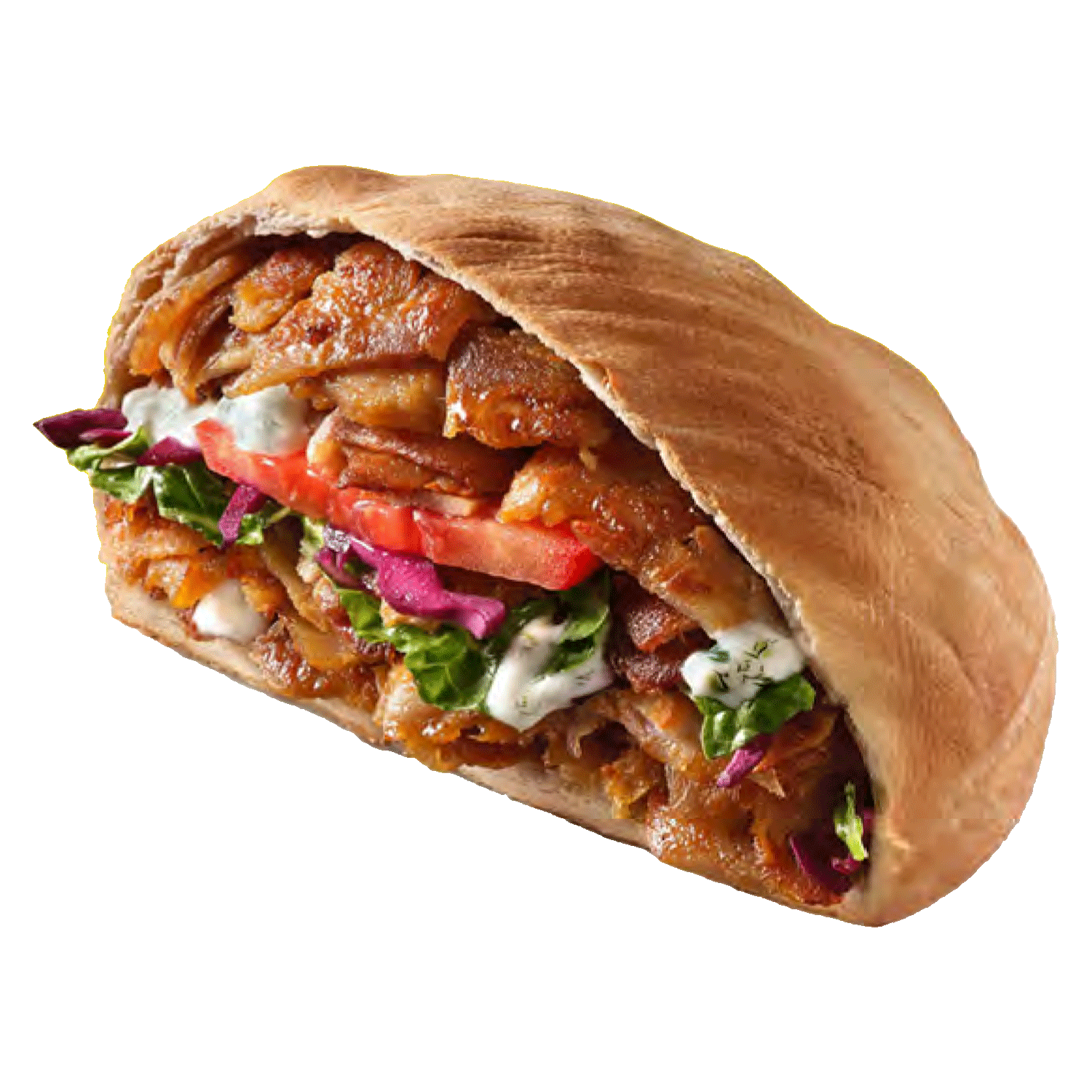 Dönerback mit Kräutersoße