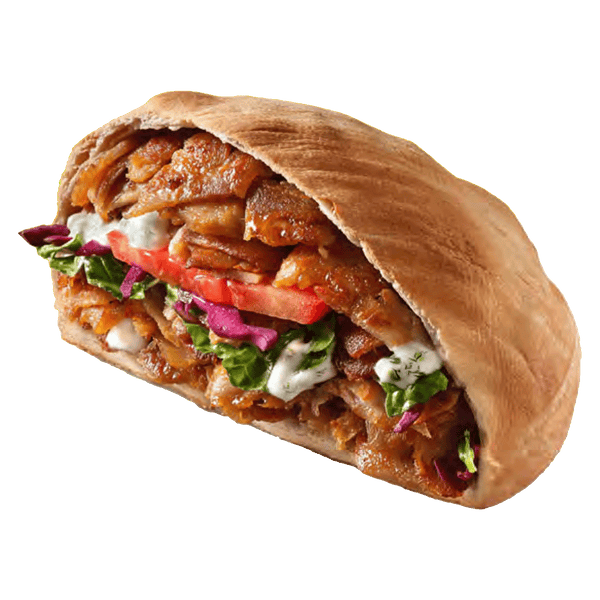 Dönerback mit Kräutersoße