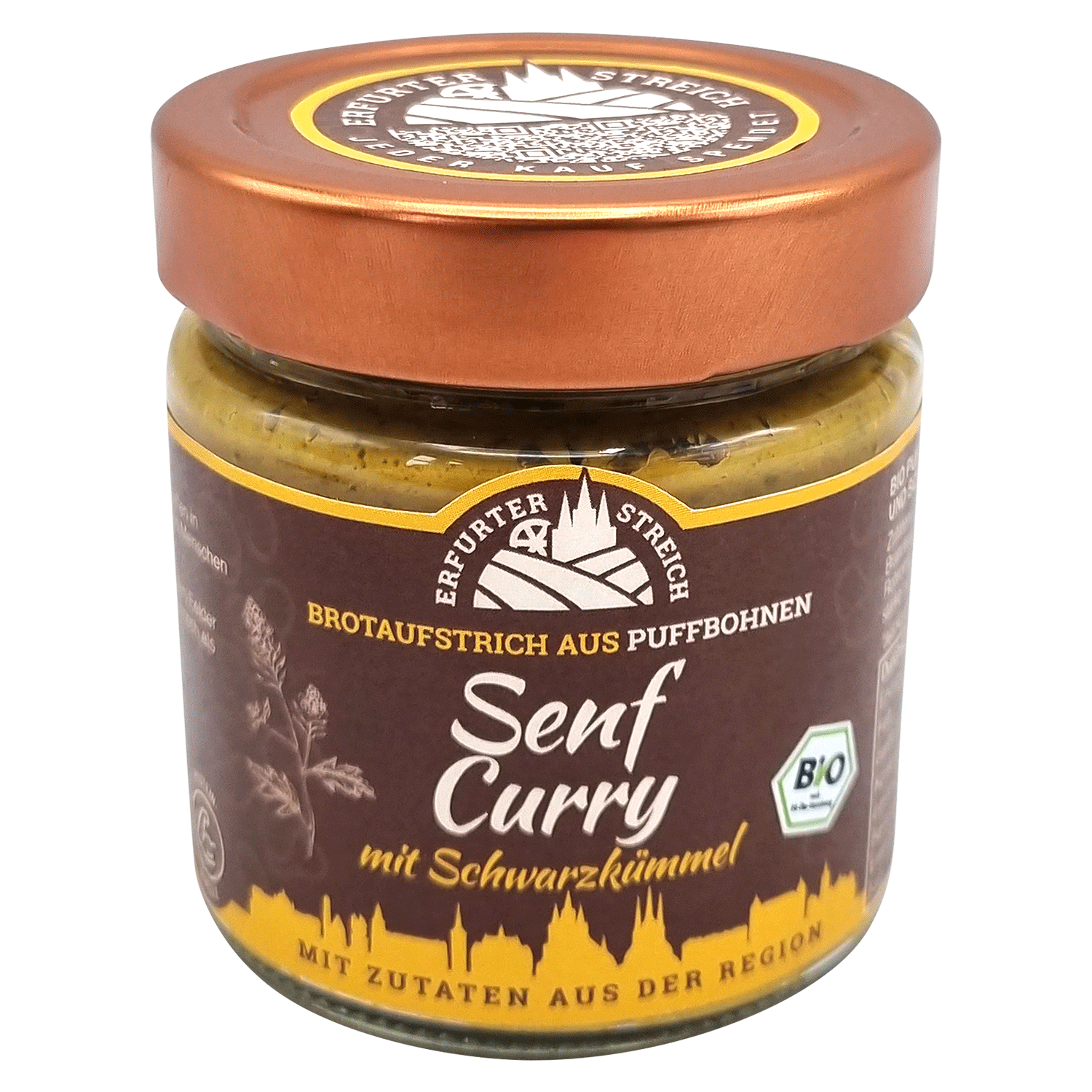 Curry Senf Aufstrich - mit Schwarzkümmel