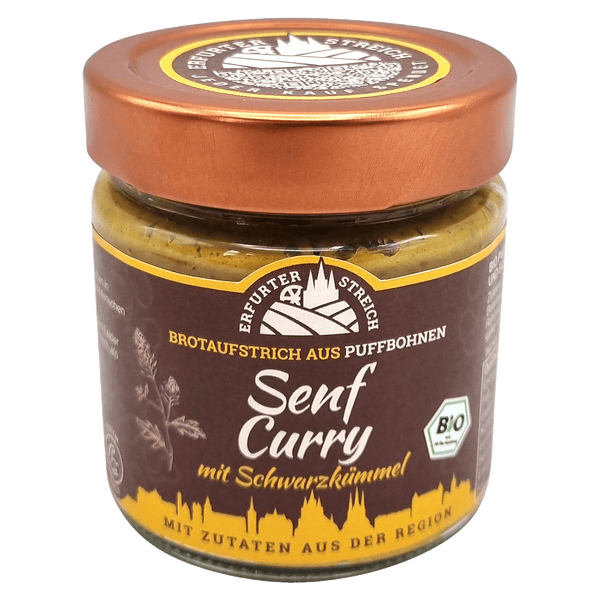 Curry Senf Aufstrich - mit Schwarzkümmel